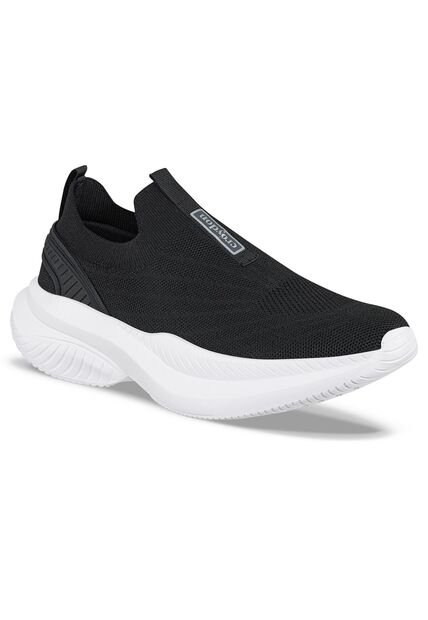 Tenis Para Caminar Zafali Negro Croydon Para Hombre