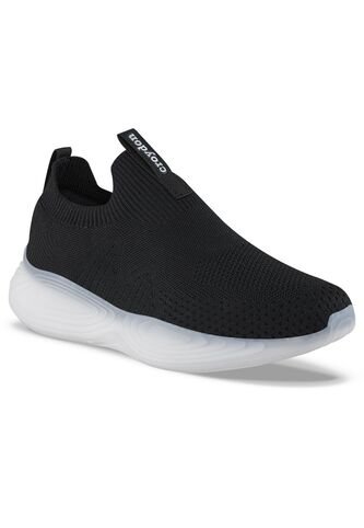 Tenis Para Caminar Shimin Negro-Blanco Croydon Para Hombre Croydon