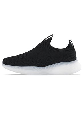 Tenis Para Caminar Shimin Negro-Blanco Croydon Para Hombre
