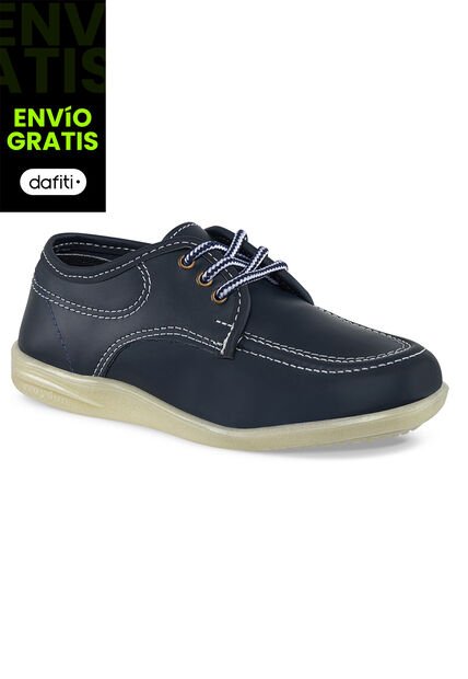 Zapatos Escolares Bachiller Azul Para Niña Croydon