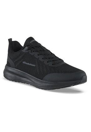Tenis Running Deno Negro-Negro Croydon Para Hombre