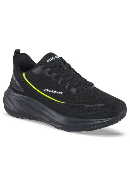 Tenis Running Fardo Negro Croydon Para Hombre