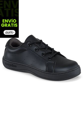 Zapatos Escolares Slash Negro Para Hombre Y Mujer Croydon Croydon