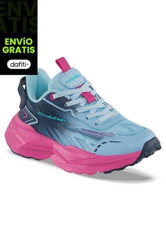 Tenis Running Mupira Azul O-Azul Croydon Para Niña Croydon