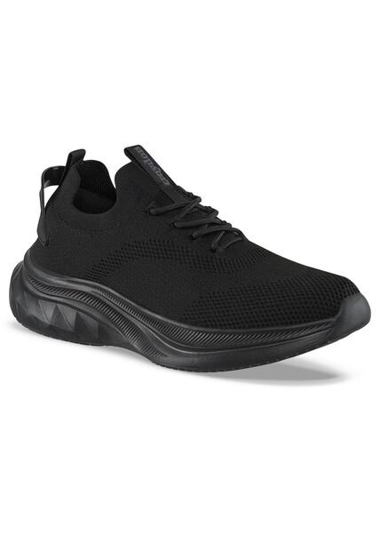 Tenis Para Caminar Sonivo Negro-Negro Croydon Para Hombre