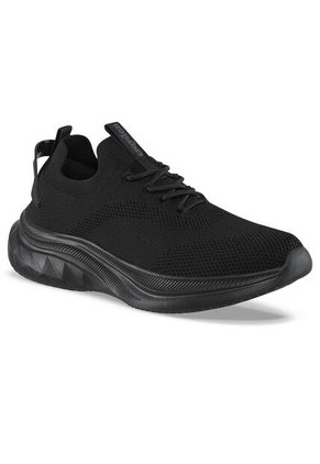 Tenis Para Caminar Sonivo Negro-Negro Croydon Para Hombre