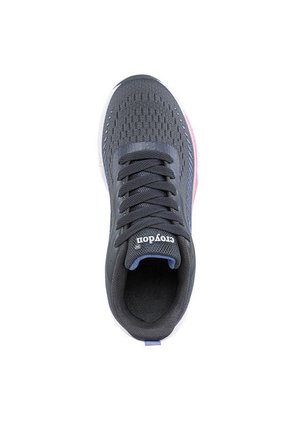 Tenis Running Radien Gris Osc Para Mujer Croydon