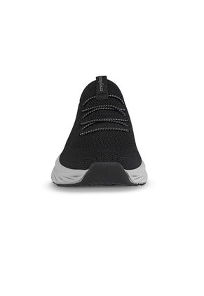 Tenis Para Caminar Sefican Negro Croydon Para Hombre