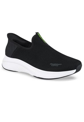 Tenis Para Caminar Temis Negro-Blanco Croydon Para Hombre