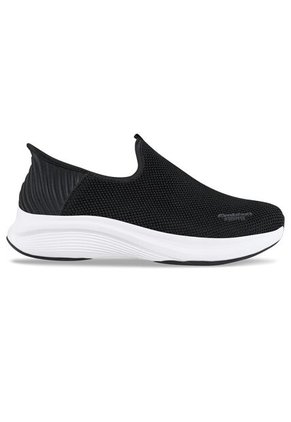 Tenis Para Caminar Temis Negro-Blanco Croydon Para Hombre