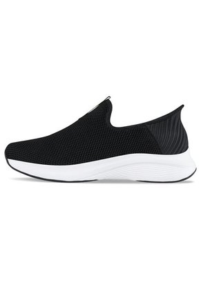 Tenis Para Caminar Temis Negro-Blanco Croydon Para Hombre