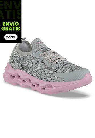 Tenis Para Caminar Nami Gris Croydon Para Mujer Croydon