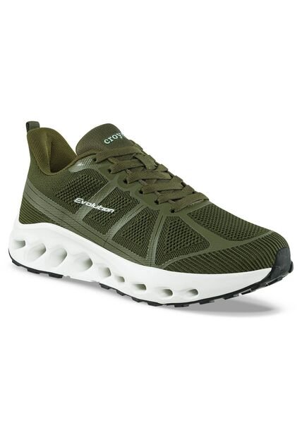 Tenis Running Garyk Verde Osc Croydon Para Hombre
