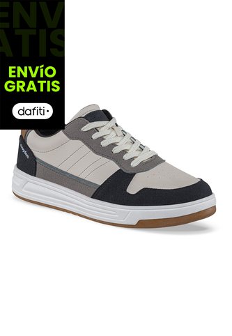 Tenis Casuales Titus Beige-Negro Croydon Para Hombre Croydon