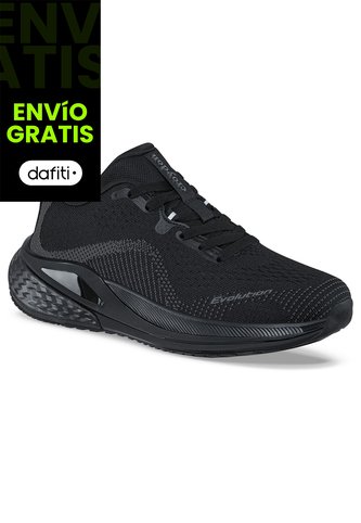 Tenis Running Neldra Negro-Negro Croydon Para Hombre Croydon