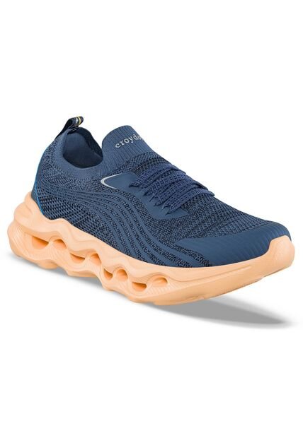 Tenis Para Caminar Nami Azul Osc Croydon Para Mujer