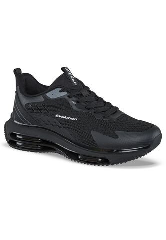 Tenis Running Yemel Negro-Negro Croydon Para Hombre Croydon