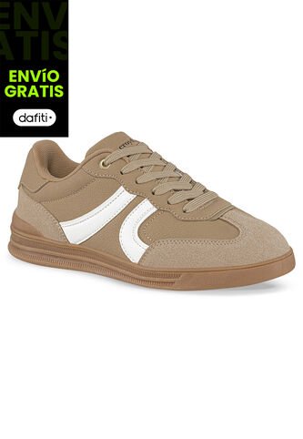Tenis Sona Beige-Blanco Croydon Para Mujer Croydon