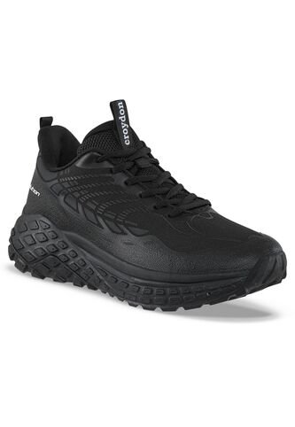 Tenis Trail Running Libir Negro-Negro Croydon Para Hombre Croydon