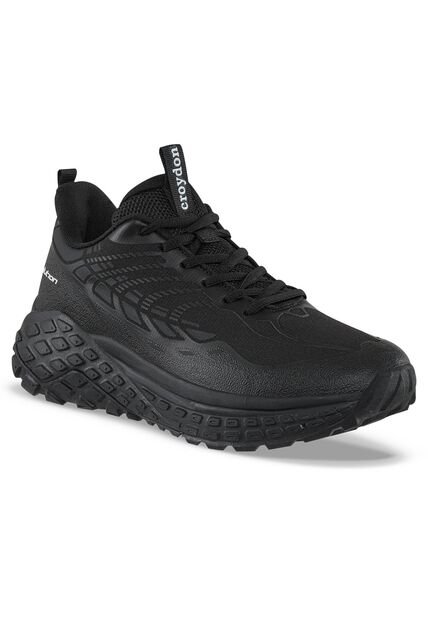Tenis Trail Running Libir Negro-Negro Croydon Para Hombre