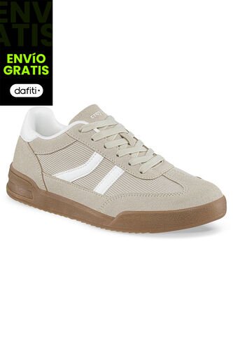 Tenis Serzian Beige-Blanco Croydon Para Mujer Croydon