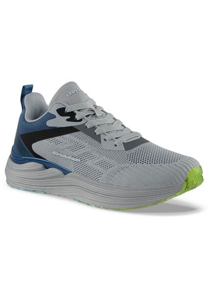 Tenis Running Ranito Gris-Azul Croydon Para Hombre