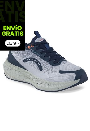 Tenis Running Vebar Gris Croydon Para Hombre