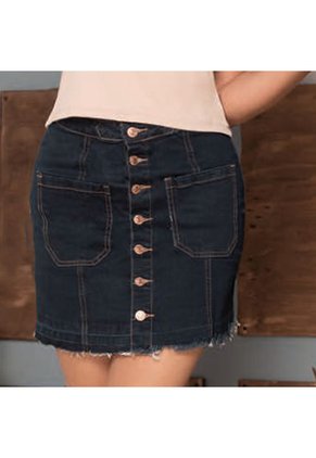 Falda Carry Azul Para Mujer Croydon