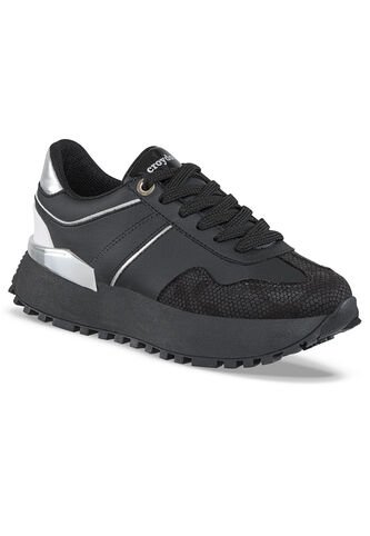 Tenis Urbanos Letizia Negro-Negro Para Mujer Croydon Croydon