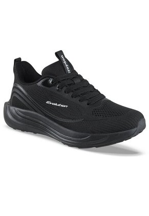 Tenis Running Peko Negro-Negro Croydon Para Mujer