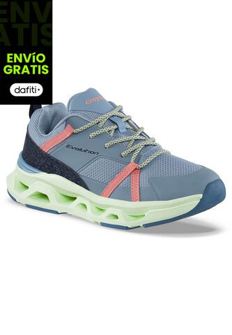 Tenis Running Manrol Azul Croydon Para Niña Croydon