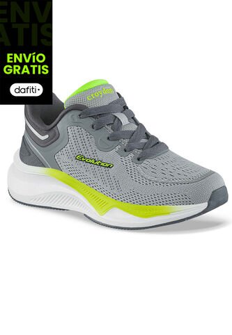 Tenis Running Coffer Gris Croydon Para Niño Croydon