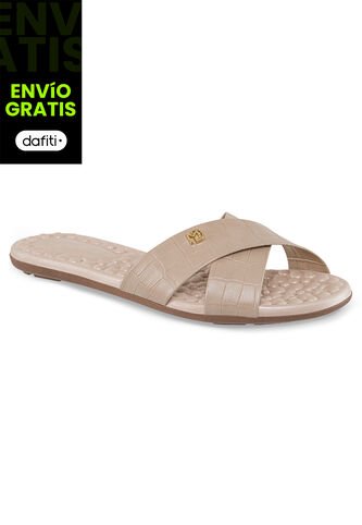Sandalias Nazila Beige Para Mujer Croydon Croydon