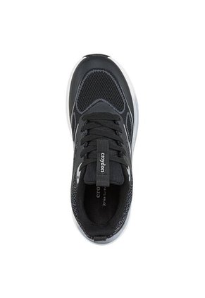 Tenis Running Naki Negro-Gris Croydon Para Mujer