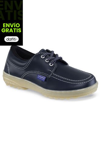 Zapatos Escolares Leader Azul Para Niña Y Niño Croydon Croydon