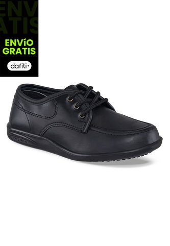 Zapatos Escolares Bachiller Negro Para Niño Croydon Croydon