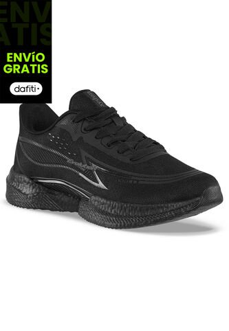 Tenis Running Minul Negro-Negro Croydon Para Mujer Croydon