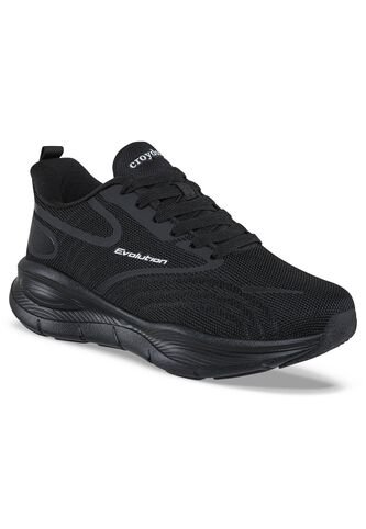 Tenis Running Potema Negro-Negro Croydon Para Mujer Croydon
