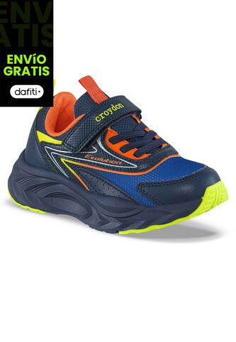 Tenis Running Repal Azul Osc Croydon Para Niño Croydon