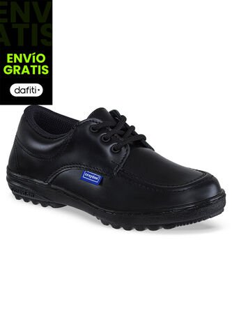 Zapatos Escolares Leader Negro-Neg Para Niña Y Niño Croydon Croydon
