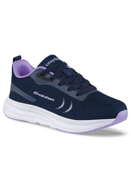 Tenis Running Glinor Azul Osc Para Niña Croydon