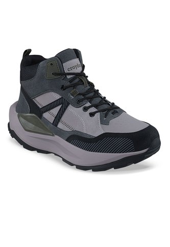 Tenis Outdoor Velun Gris-Verde Croydon Para Hombre Croydon