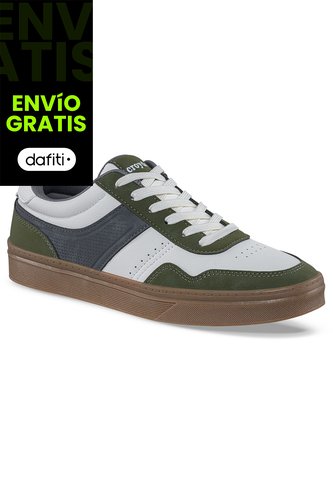 Tenis Casuales Hegol Beige-Verde Croydon Para Hombre Croydon