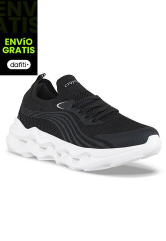 Tenis Para Caminar Nami Negro Croydon Para Mujer Croydon