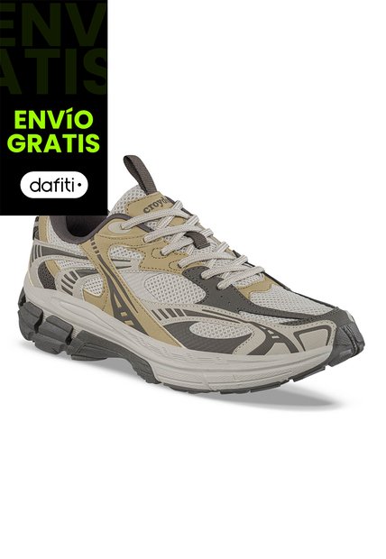 Tenis Urbanos Xabar Beige Croydon Para Hombre