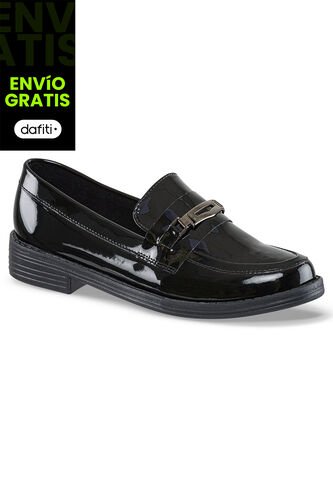 Mocasines Glass Negro Croydon Para Mujer Croydon