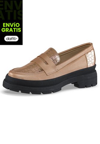 Mocasines Lyrica Oro Rosa Croydon Para Mujer Croydon