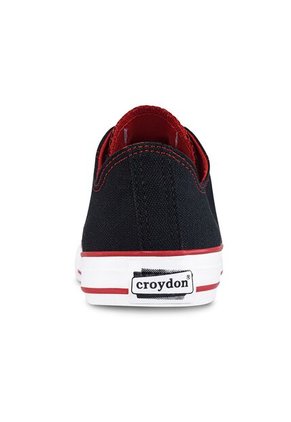 Tenis Discovery Bajo Negro-Rojo Para Hombre Y Mujer Croydon