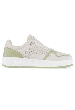 Tenis Urbanos Dagin Beige-Verde Croydon Para Mujer