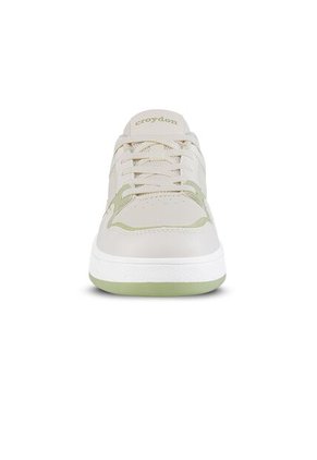 Tenis Urbanos Dagin Beige-Verde Croydon Para Mujer